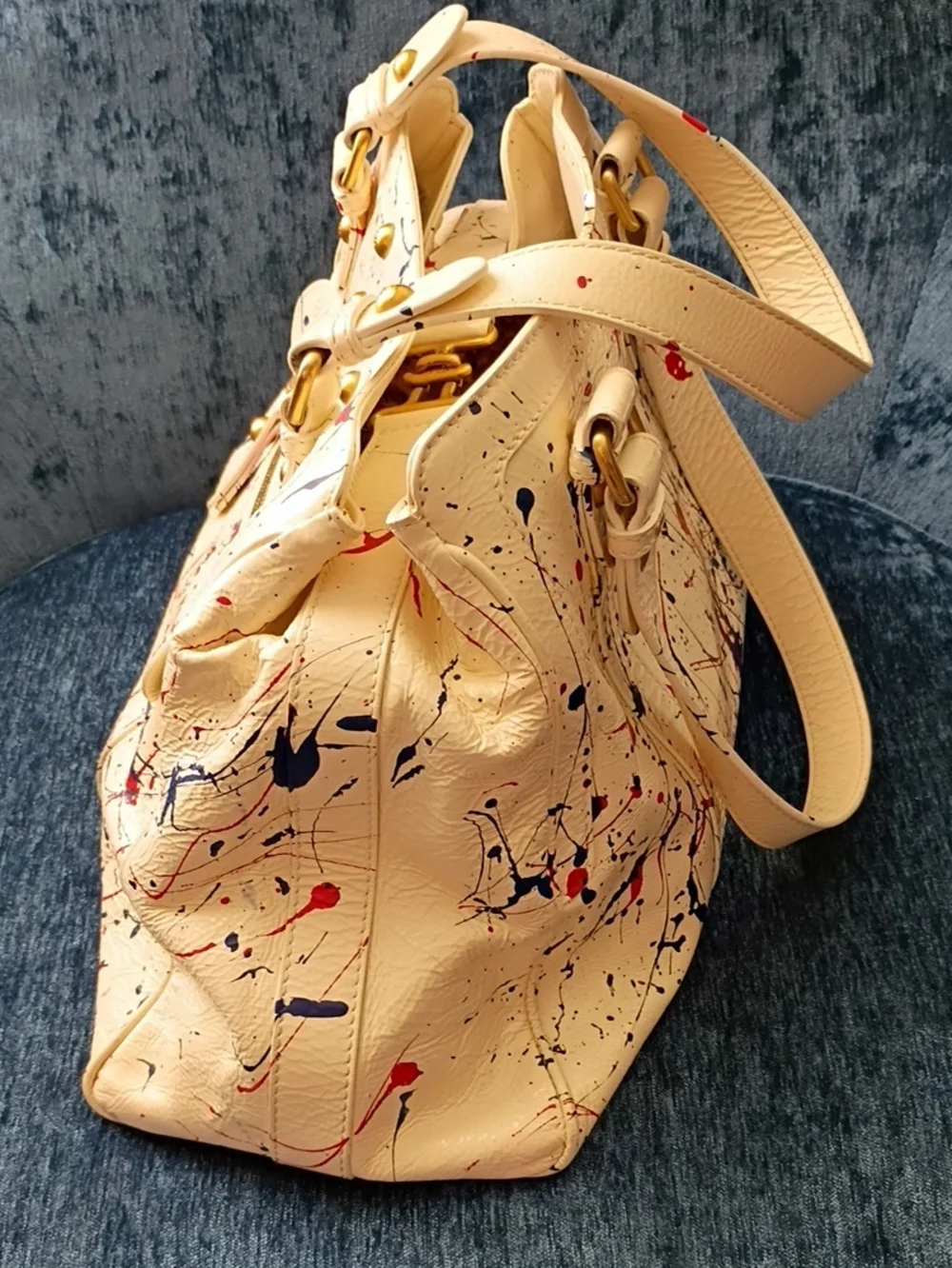 White Patent Leather Fendi Bag - Picture 5 of 14